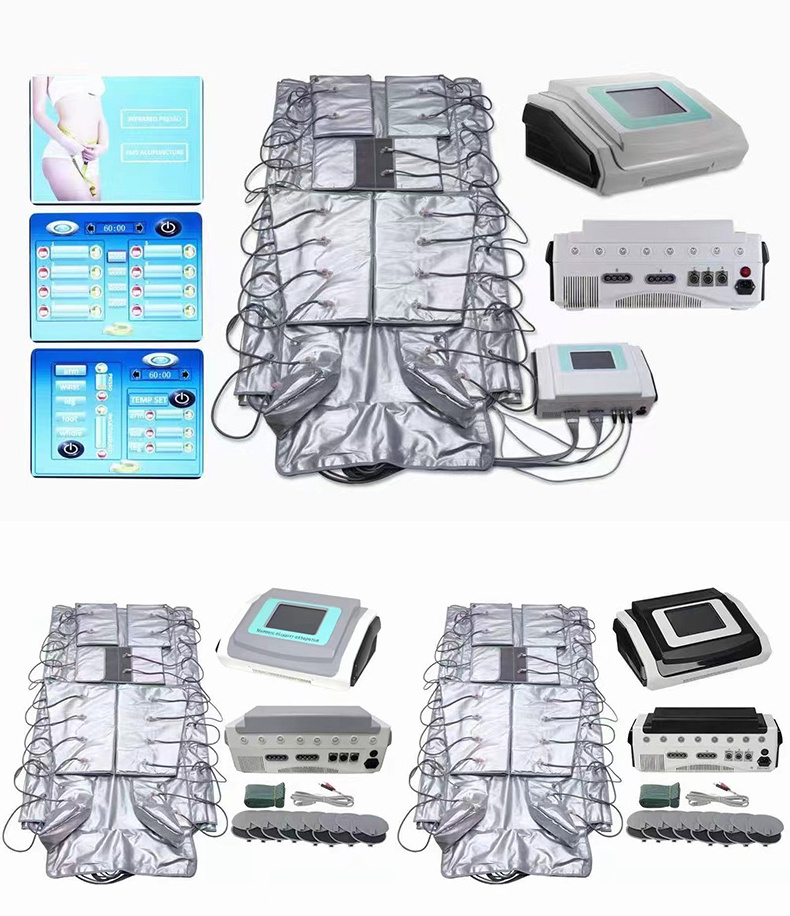 Lymphatic Drainage Massage Pressotherapy Machine Lymph Drainage Suit Detox Sauna Lymphatic Drainage Far Infrared High Pressure