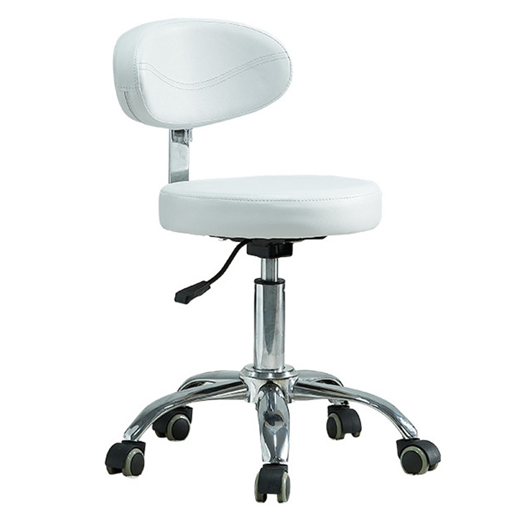 Pedicure Chair Nail Salon Furniture Foot Spa Hair Stylist Stainless Steel Salon Chairs For Hair Stylist Synthetic Leather