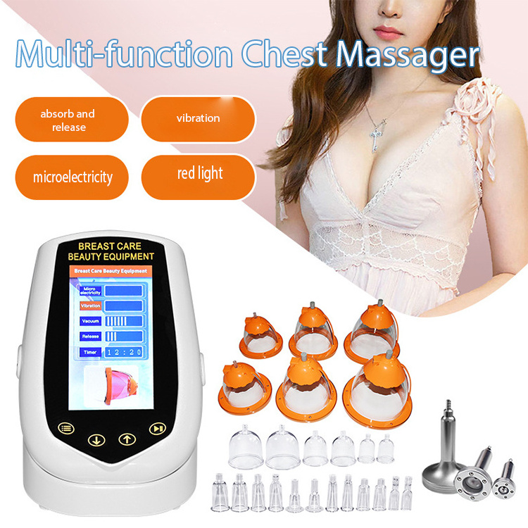 Hip Breast Enhancement Device Enlargement Pump Lifting Massage Enhancer Vacuum Negative Pressure Chest Pump Cupping Massager