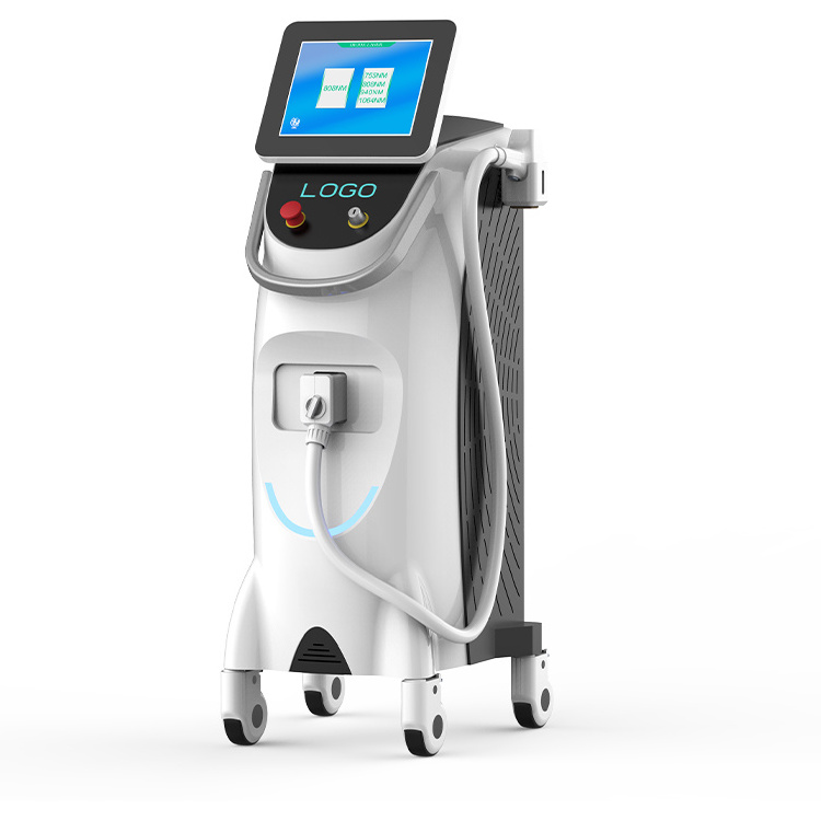 2024 New medical depilation ice titanium diode cooling gel laser model platinum 3wavelengths machine hair removal For Commercial