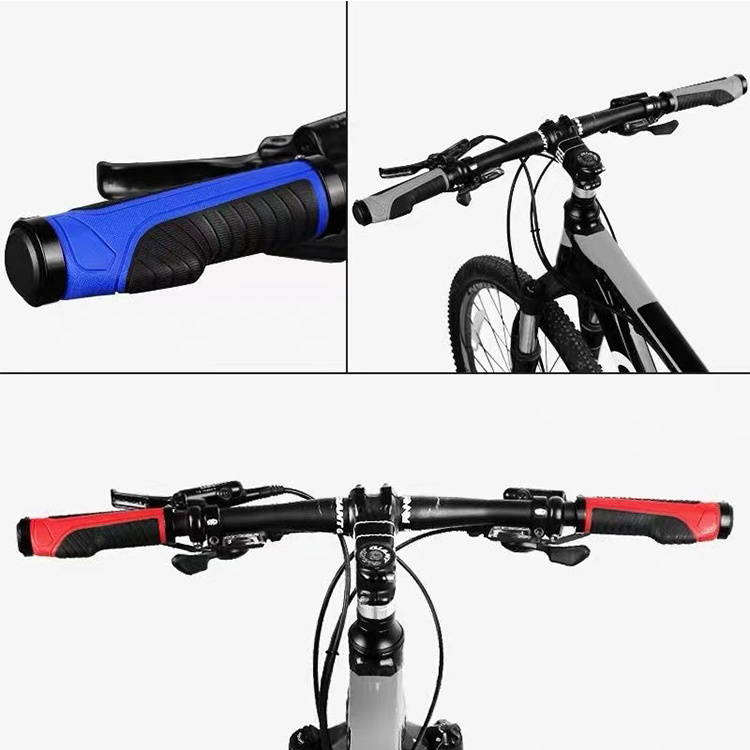 Rubber Bicycle Handlebar Grip Anti-Skid Ergonomic Mountain MTB Bike Handle Bar Grips