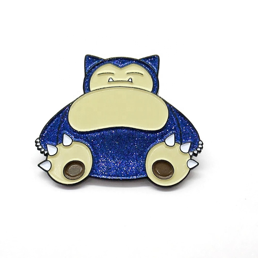 Customized metal cartoon characters enamel pin badge Cute Cartoon Soft enamel trading pins