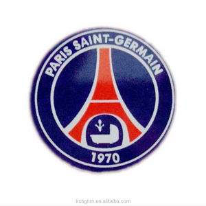 Customized Stainless Steel Offset Printing With Epoxy Badge For Paris Saint-germain