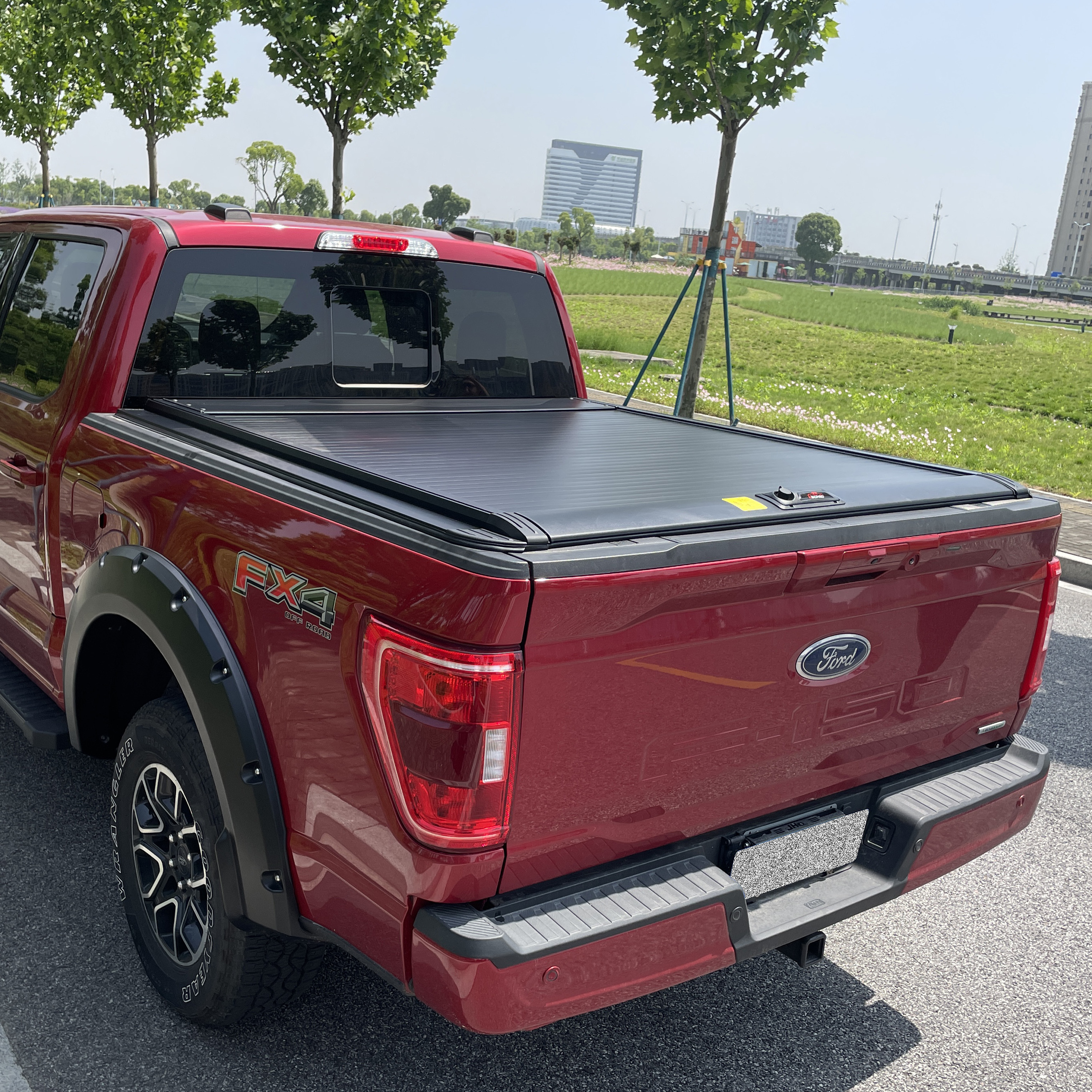 KSCAUTO High Quality Manual Retractable truck bed roller shutter Pick up tonneau cover For Ford Ranger 2012-2023