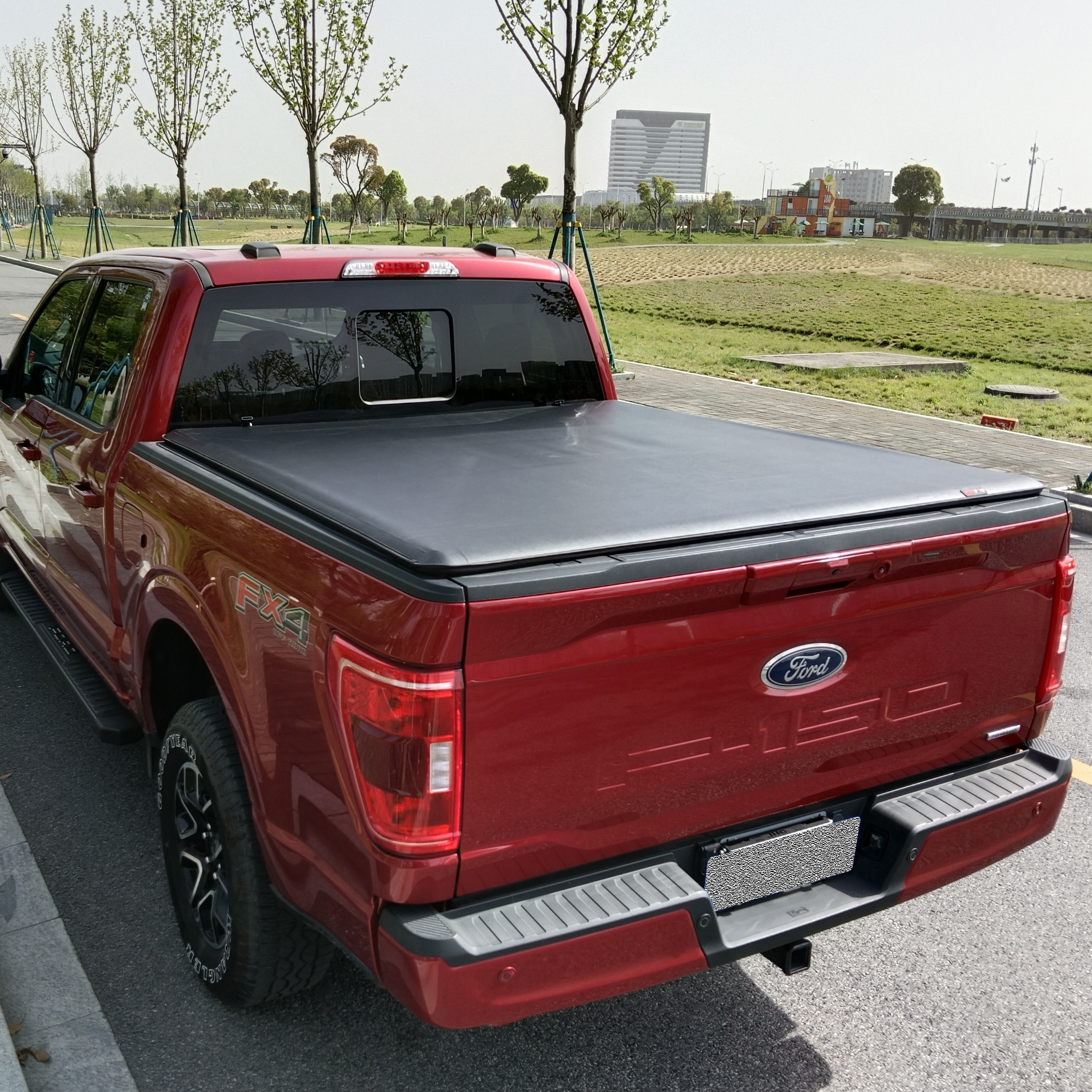 KSCAUTO SR Series Soft Roll Up Truck Bed Tonneau Pickup Cover for Chevy Colorado/GMC Canyon 6' Bed 2015-2023