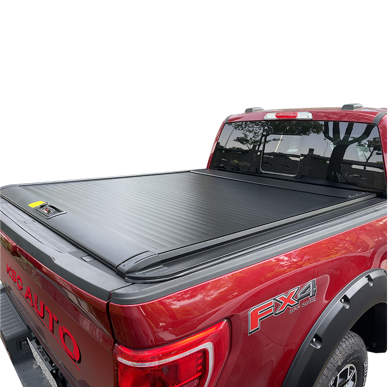 KSCAUTO High Quality Manual Retractable truck bed roller shutter Pick up tonneau cover For Ford Ranger 2012-2023