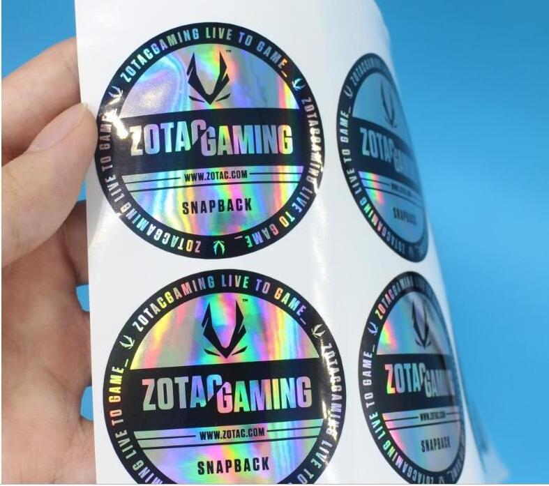 Holographic Roll A4 Printing Plain Destructible Hologram laser Graffiti Eggshell Paper Sticker