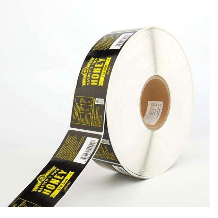 Biodegradable Waterproof Custom Roll Logo Luxury Packaging Bottle Embossed Foil Labels