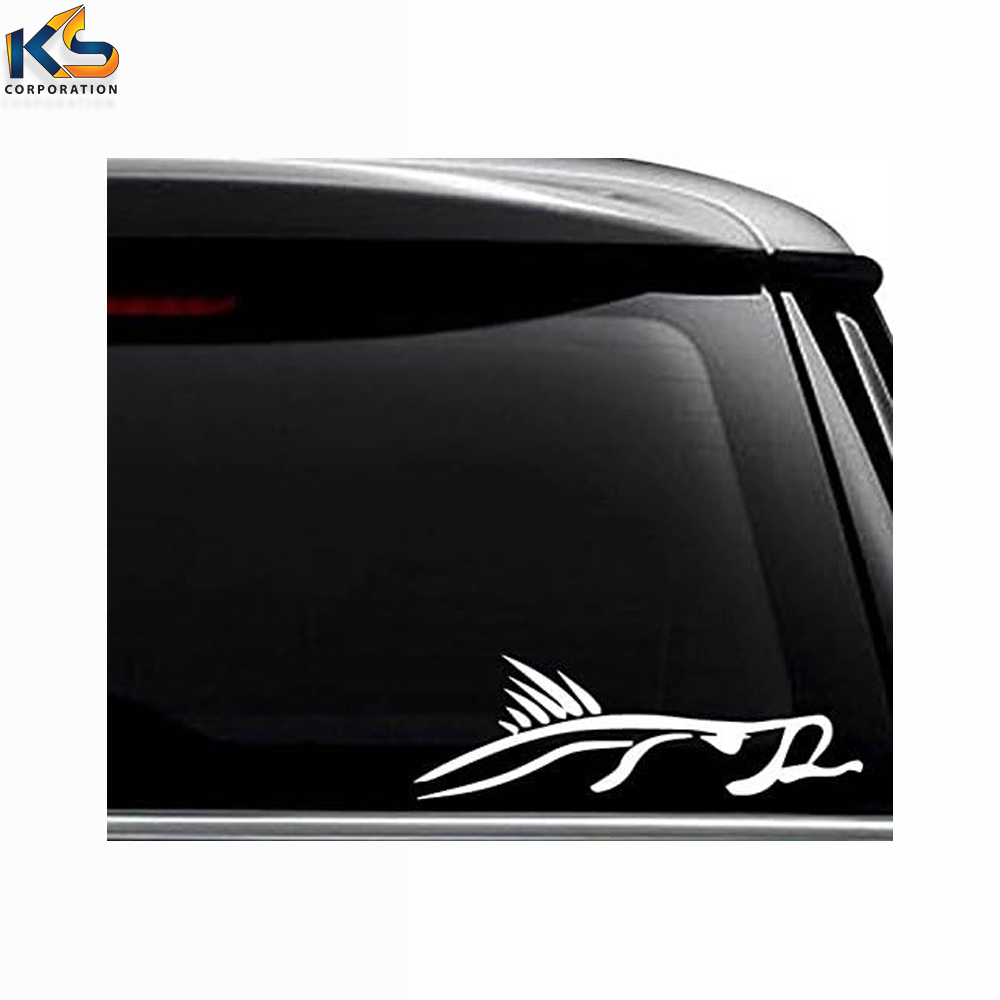 Custom Snook Fish Fishing Decal Sticker For Use On Laptop, Helmet, Car, Truck, Motorcycle, Windows, Bumper, Wall, and Decor