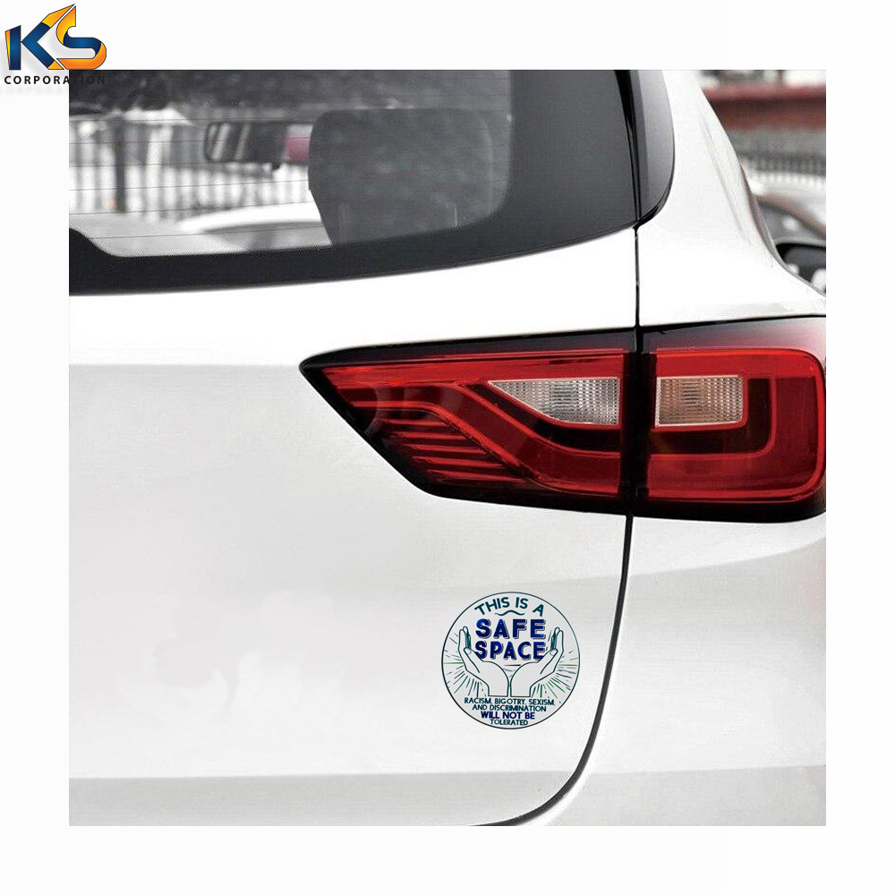 Custom Strong Adhesive Safe Space Car Decal Stickers, Bumper Sticker, Car Sticker, Custom Decoration Stickers