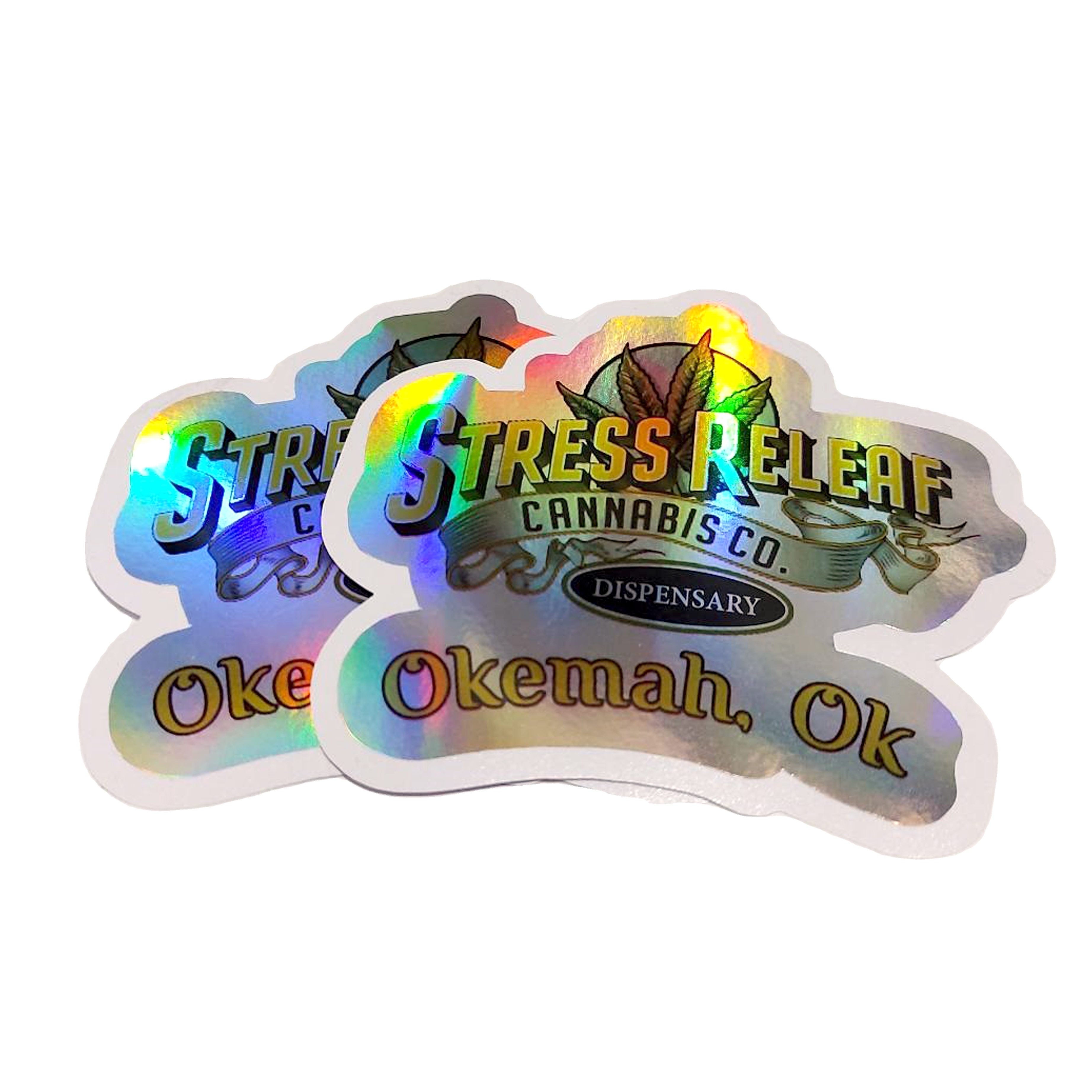 Custom Holographic Stickers Rainbow Effect Hologram Stickers