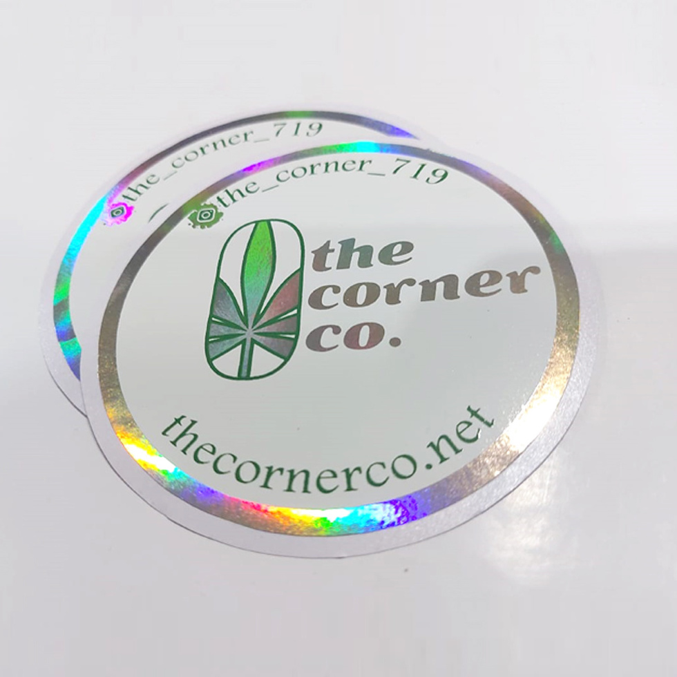 Custom Holographic Stickers Rainbow Effect Hologram Stickers