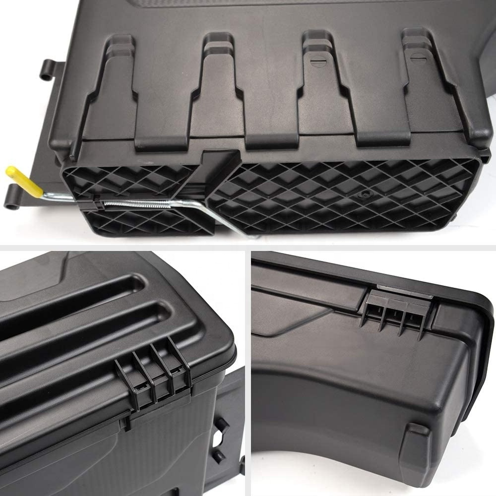 KSCPRO F150 Accessories Lockable Storage Box Swing Case Truck Bed Tool Box For F-150 15-19