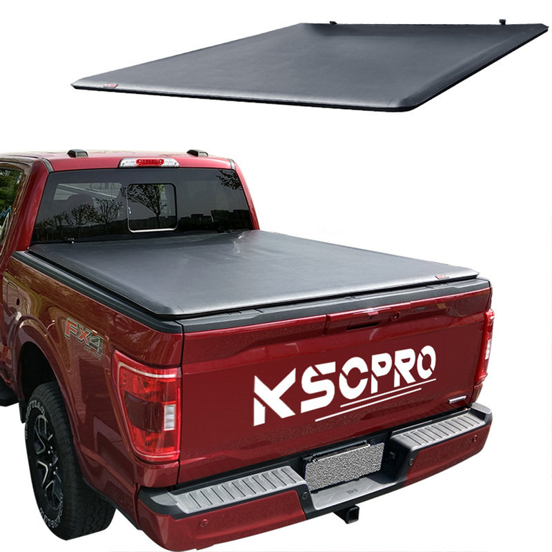 KSCPRO SR Series Soft Roll Up Truck Bed Tonneau Cover for Chevy Silverado /GMC Sierra 2007-2013 6.5' Bed