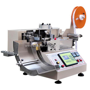 high speed clothing label making machine / clothes label cutter cutting machine