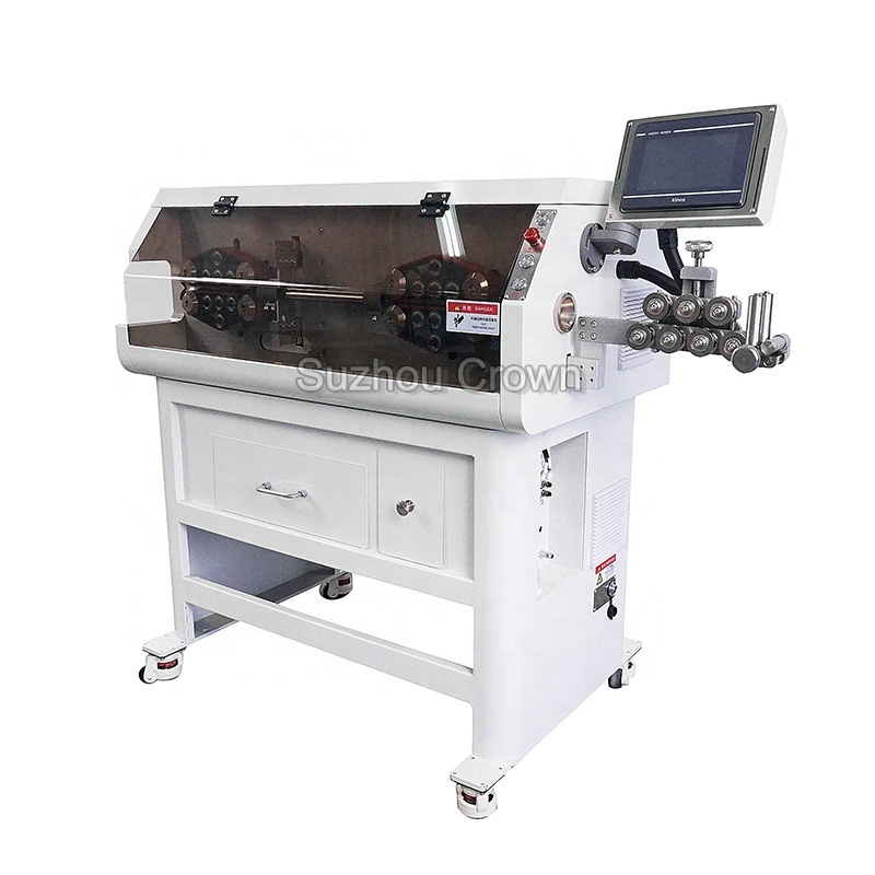 Automatic battery cable wire cutting stripping machine thick wire stripping machine