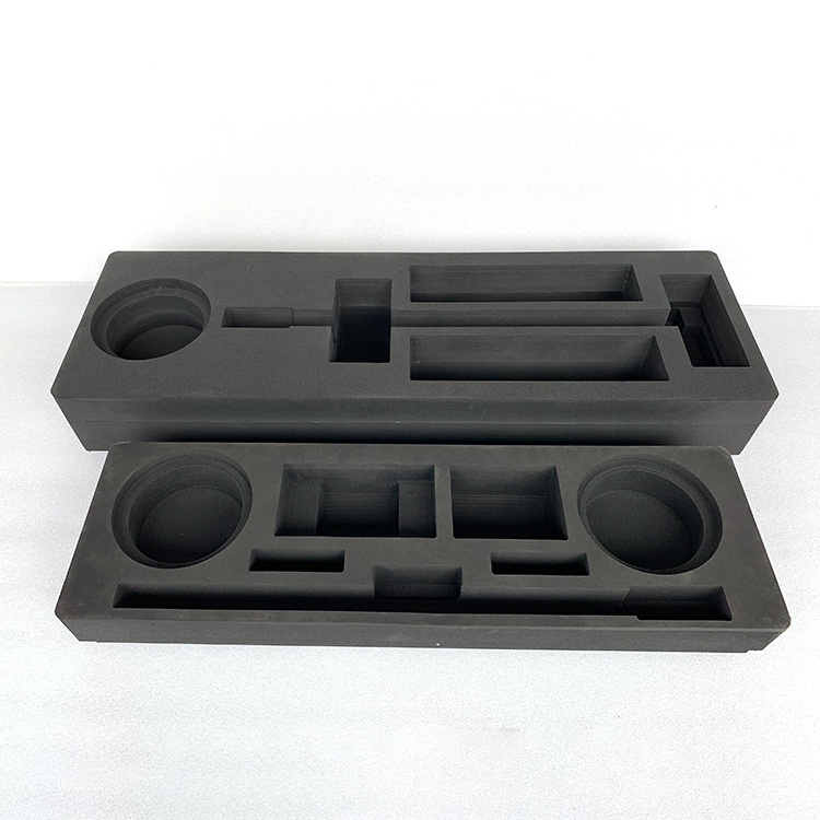 Custom die cutting black epe packing foam tool inserts for motor packing