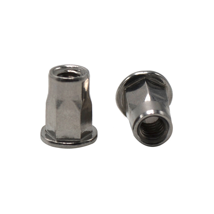 GB/T17880.5 Open Type Inner and Outer Hex Flat Head Rivet Nut