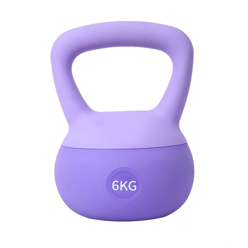 New Design Custom Soft Kettlebell Weight PVC Soft Coated Kettlebell For Bodybuilding Exercise