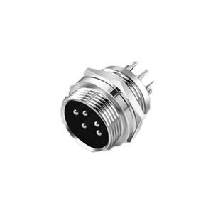 GX12 5A 125V 2 3 4 5 6 7-core 12mm single Male Metal industrial plug and socket