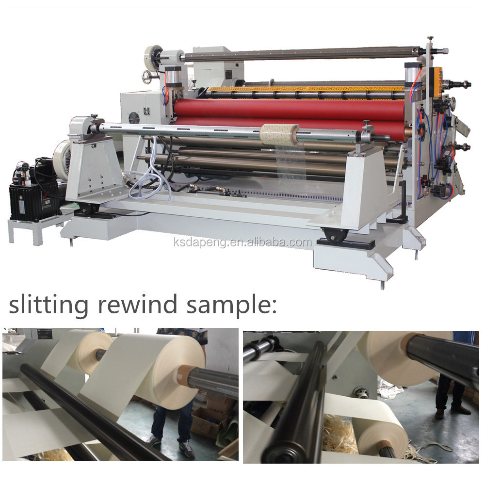 jumbo roll to small roll paper converting equipment slitting machine