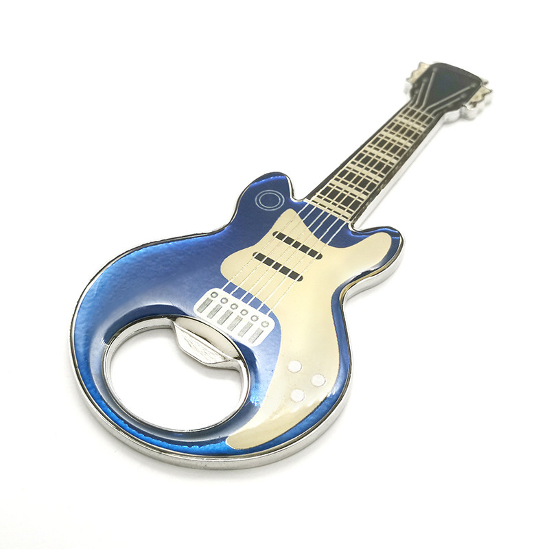 Factory DIY Custom Zinc Alloy Personality Creative Guitar Metal Beer Bottle Opener