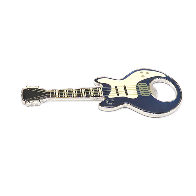 Factory DIY Custom Zinc Alloy Personality Creative Guitar Metal Beer Bottle Opener