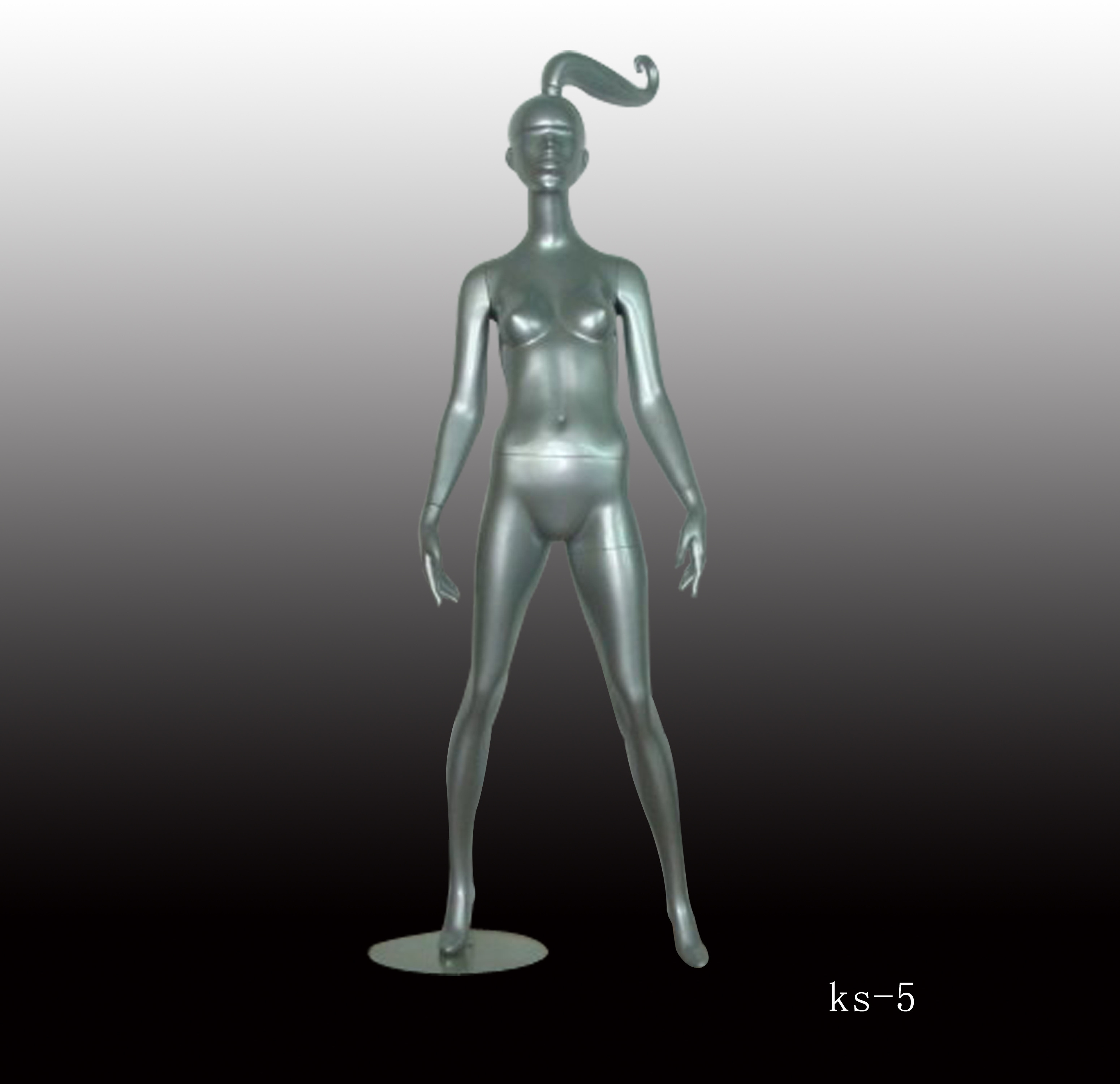 Petite Sexy Big Boobs Silver Model Display Female Chrome Fiberglass Mannequin Gold Durable Manikins Egg Head Stand  Woman Dummy