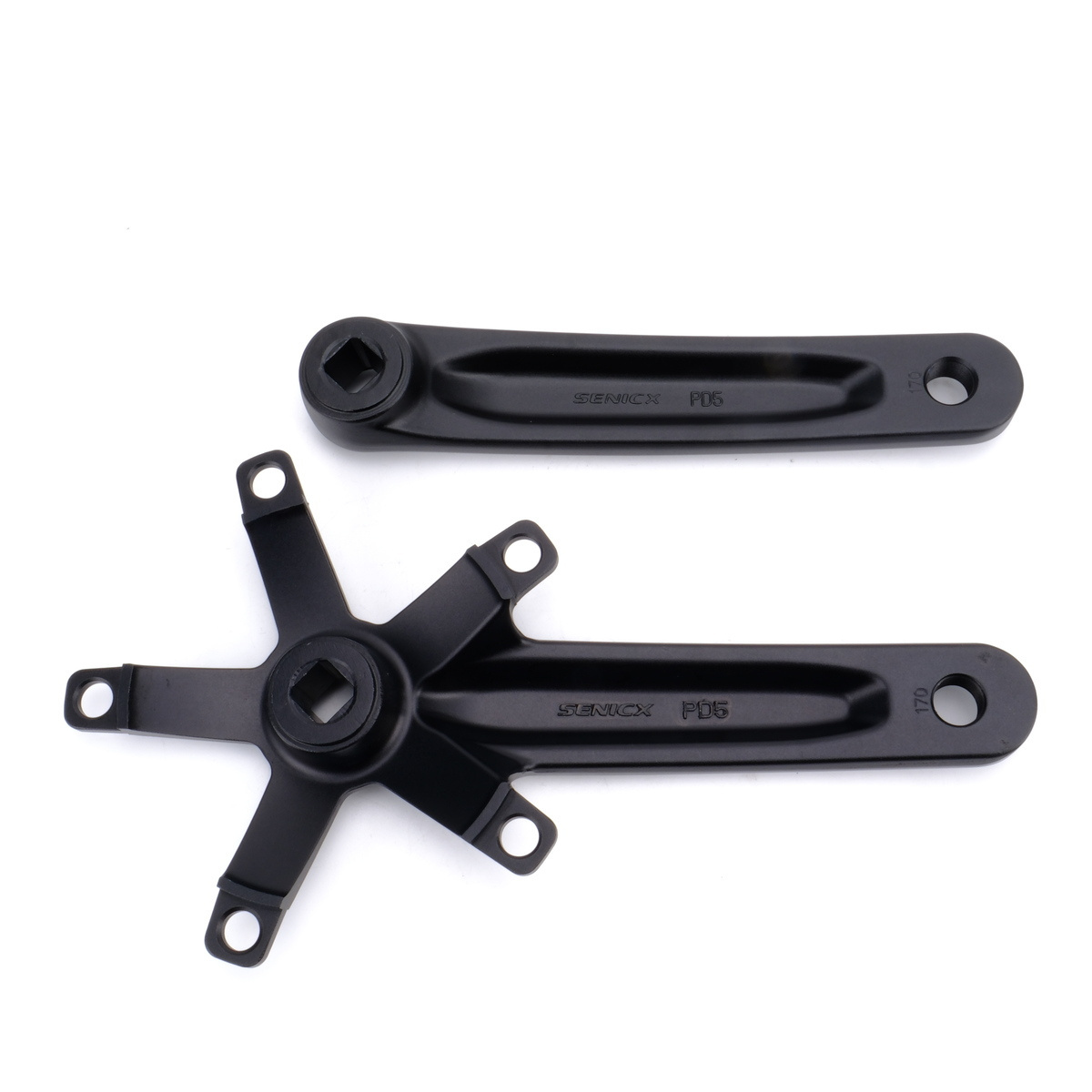 High Quality Senicx PD5 Crank Leg Square Hole Crankset BCD 130 165/170/175mm 6061 Aluminum Alloy