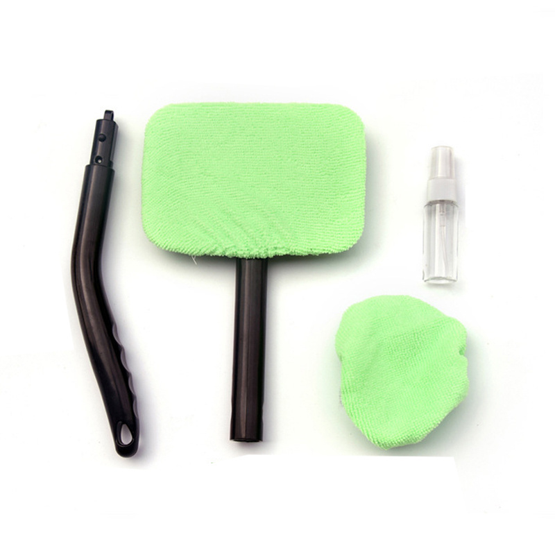 Car Window Cleaner Anti-Fog Brush Kit Windshield Cleaning Wash Tool Glass Scraper