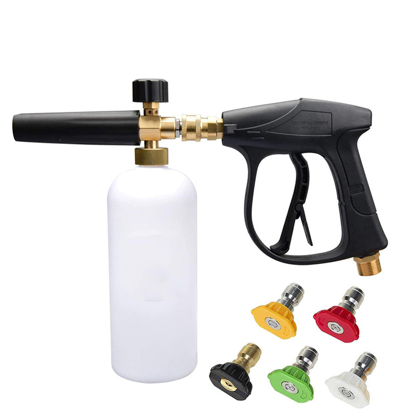 Adjustable Foam Cannon  Bottle Snow Foam Lance With 1/4