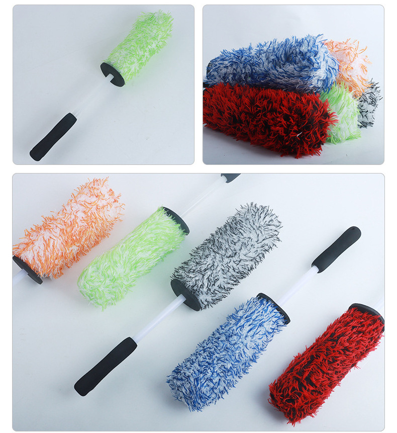 Wheel Tire Brush Car Detailing kit Detailing Brushes Cleaning Microfiber Cleaning Dirty Tires