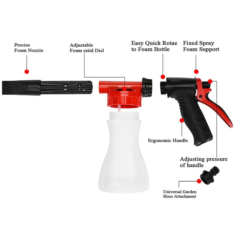 High quality Car Wash Foam Gun Foam Sprayer Soap Car Washer Gun Household cleaning foam pot water gun