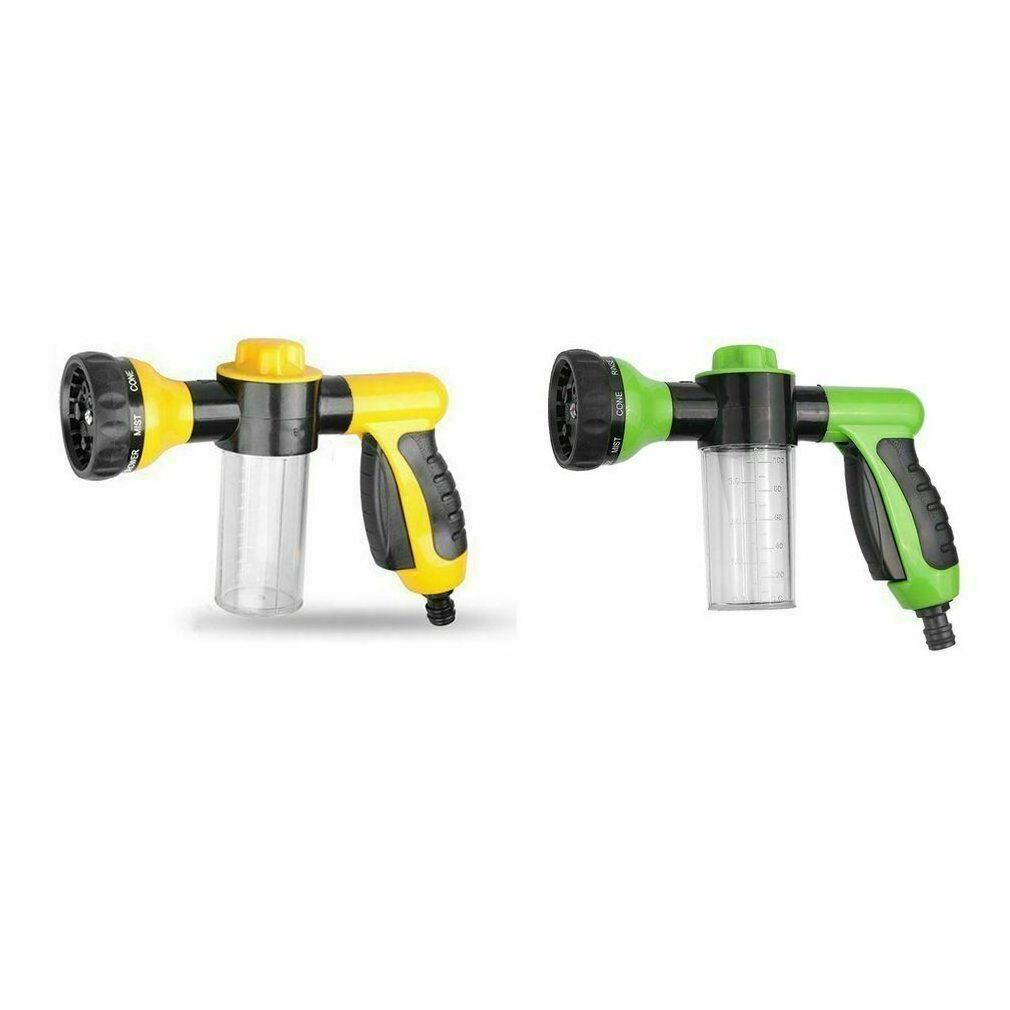 High Pressure 8 in 1 Car Wash Foam Gun Hose Nozzle Foam Soap Sprayer