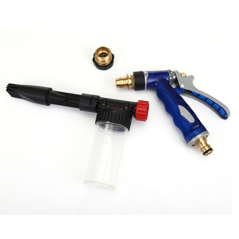 Car High Pressure Washer Water Gun Power Washer Spray Nozzle Watering Hose Long Foam Pot Garden Car Washer Gun