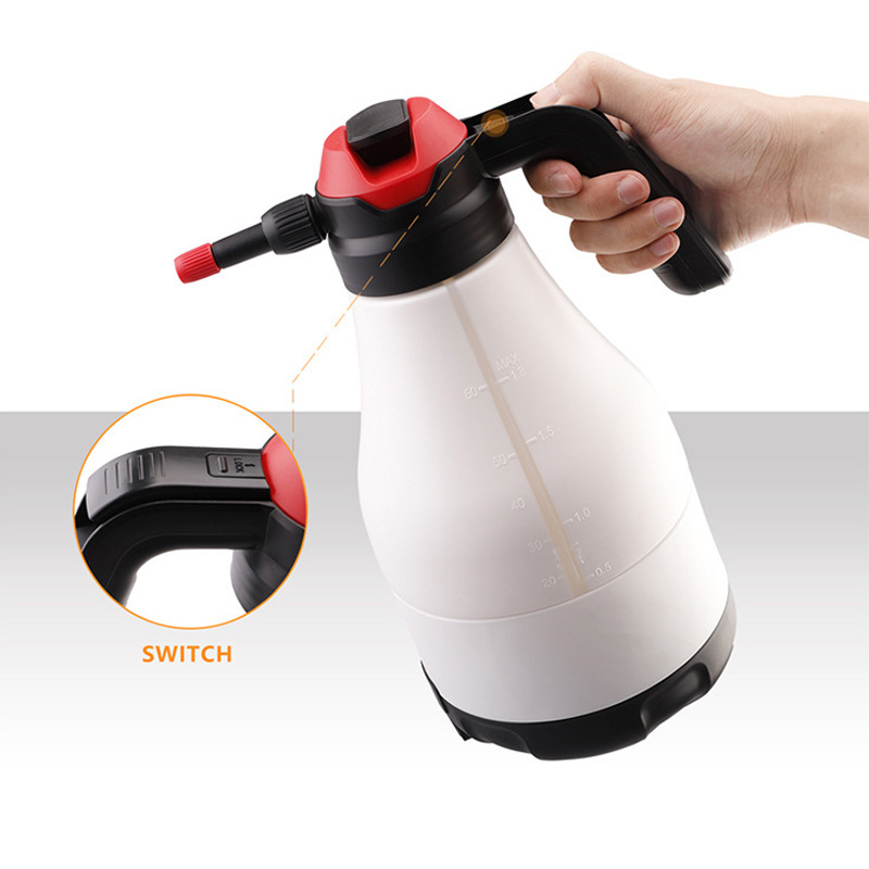 Lithium Battery Cordless Handheld Electric Pump Foam Sprayer Lance Spray Bottle For Car Wash