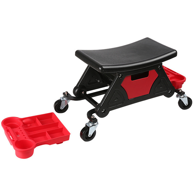 Trolly storage Bench Roller Mechanics Seat Swivel Locking Wheels Automotive Mobile Rolling Mechanics Stool Creeper Seat