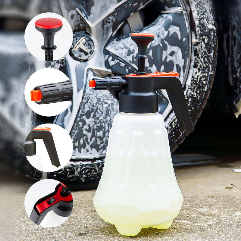 Car Washer Foam Washing Pot Sprayer Car Vehicle Snow Foamer Air Pressure Soap Bottle