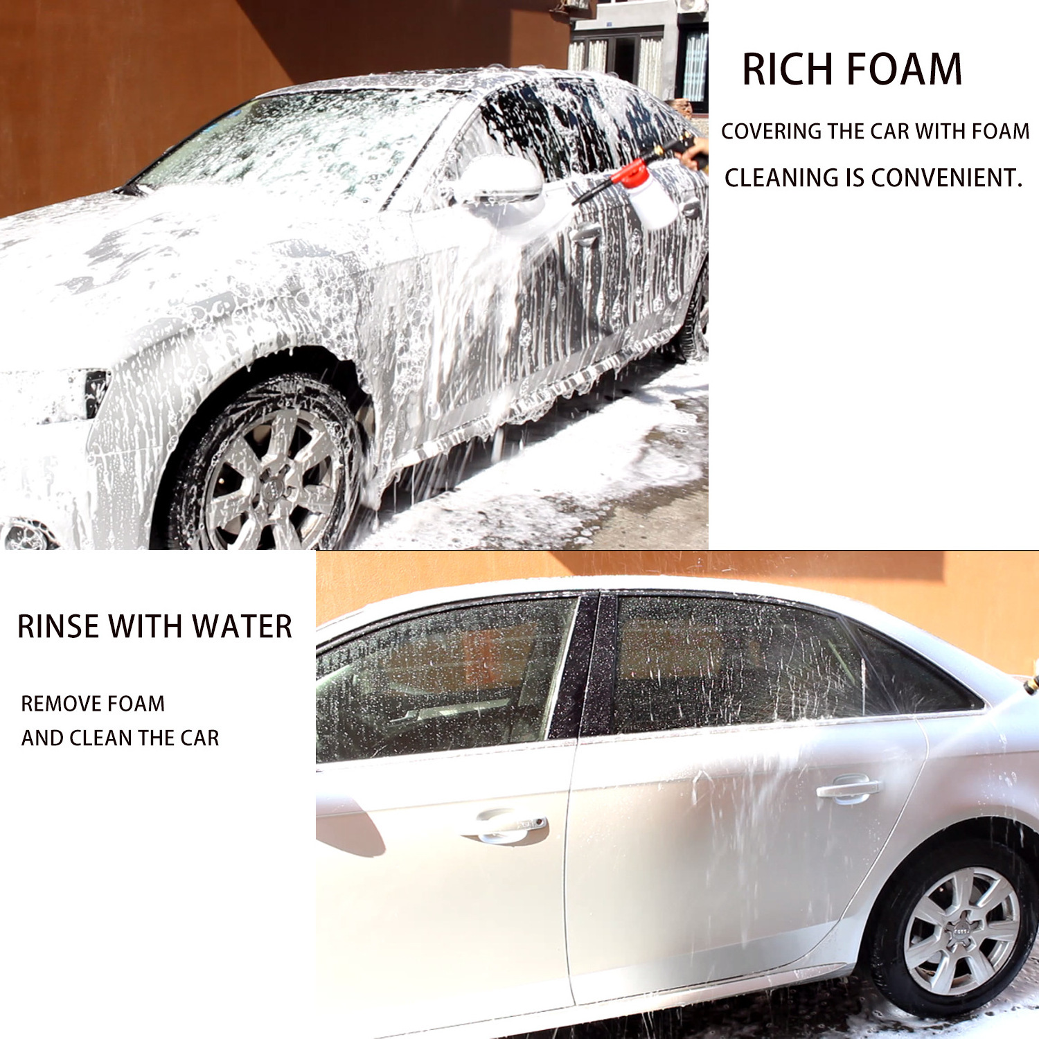 Car washing washer water jet car washing snow lance car washing pump foam gun