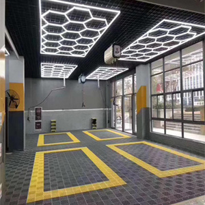 LED  Light Working Light hanging hexagon detailing led home hexagon ceiling garage light