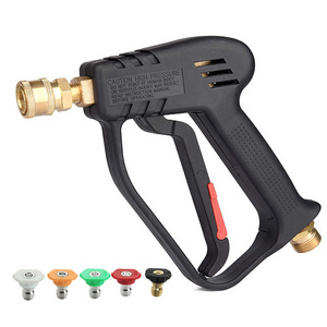 4000PSI Pressure Washer Gun Replacement M22 Inlet Compatible with Snow Foam Cannons 1/4 Quick Connector