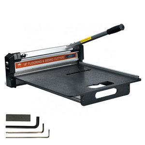 Flooring Cutter 18", Cuts Vinyl Plank, Laminate, Engineered Hardwood, Siding, and More - Honing Stone Included