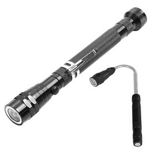 Kseibi  3 LED Torch Light Telescopic Extendable Flashlight With Magnetic