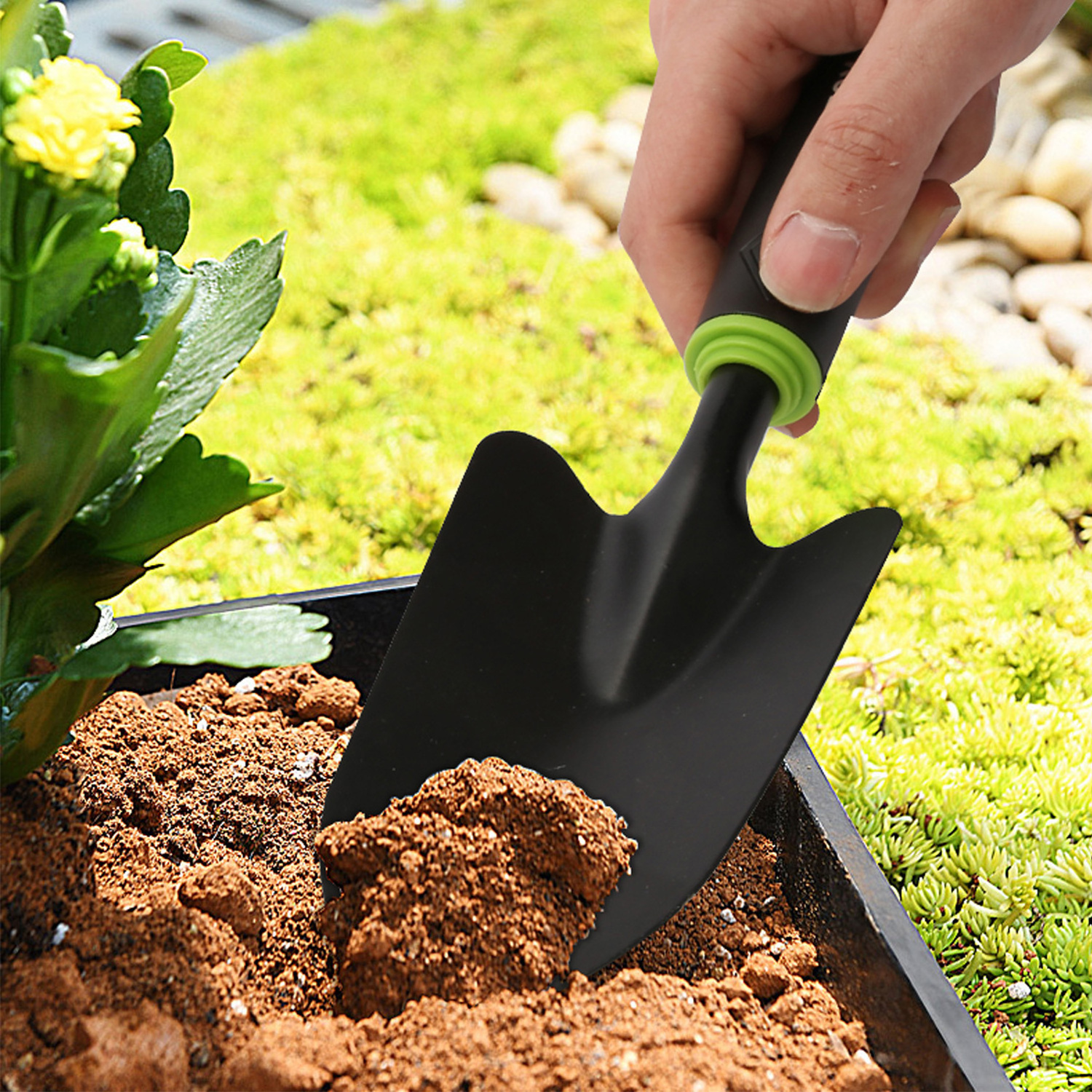 KSEIBI Professional Garden Tools ( Trowel , Transplanted , Leaf Rake , Harrow , Cultivator / Hoe )