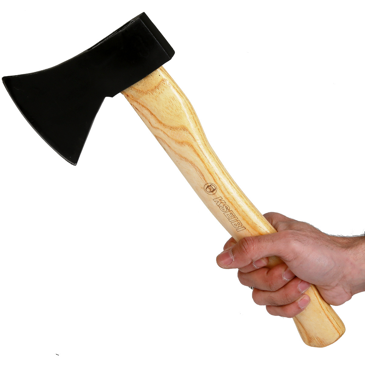 KSEIBI High quality AXE WITH WOODEN HANDLE For small wood-cutting projects, clearing small limbs