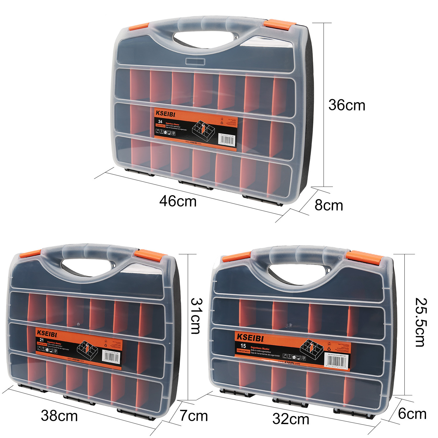 KSEIBI Plastic Tool Box Organizer Master Tools Cabinet Tool Storage