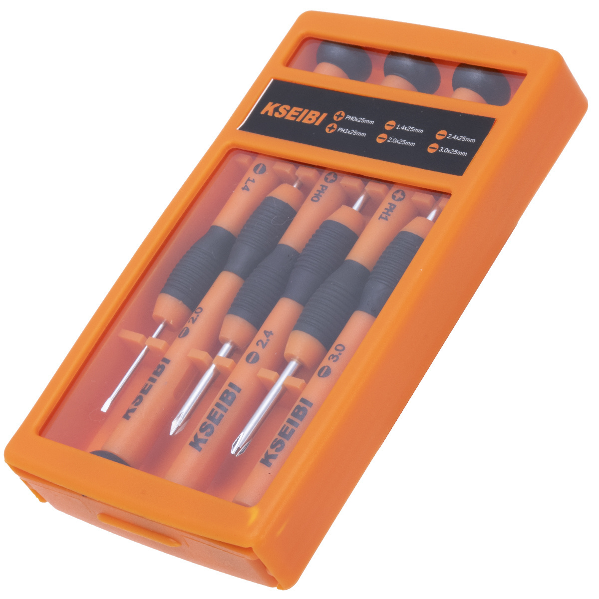 KSEIBI High Quality Precision Screwdriver Set 6-PC Plastic for handling small screws and intricate tasks that require precision