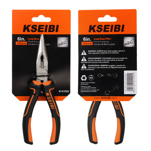 KSEIBI Best seller LONG NOSE PLIER/INDUSTRIAL 160mm for Cutting Wire&Screwing nut