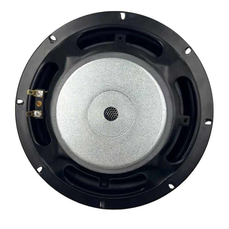 8 inch shallow mount subwoofer 8 inch RMS 100W with 8inch slim stamped iron steel basket frame