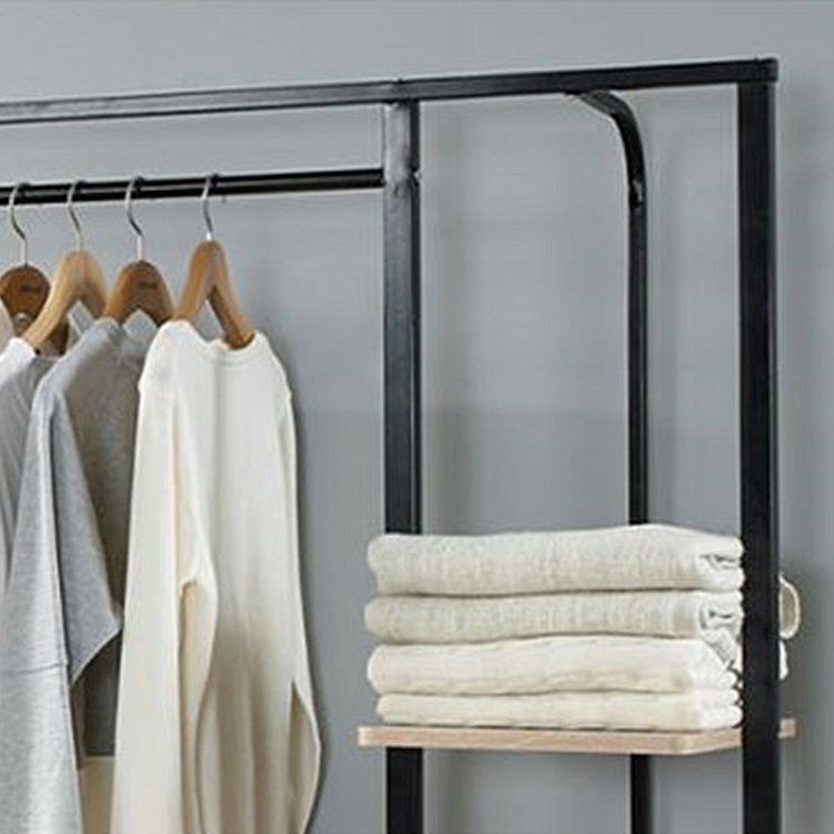 nordic stand shoe coat rack in wood pvc with storage KC-R0557